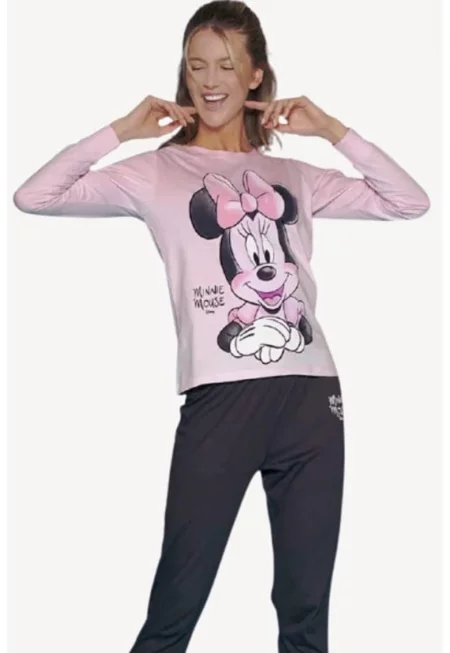 Дамска памучна пижама  Minnie DYD2659