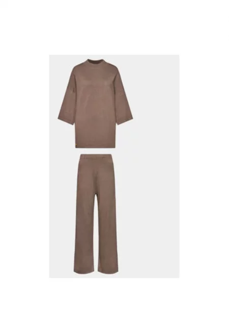 Дамска пижама -  302994700 - Вискоза/Полиестер - Бежов