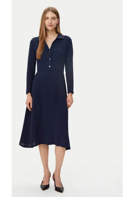 Дамска рокля -  305253385 - Полиестер - Син