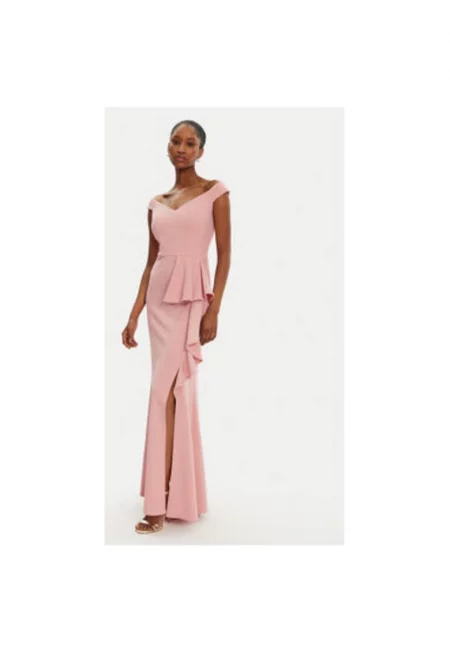 Дамска рокля -  305264893 - Полиестер - Розов