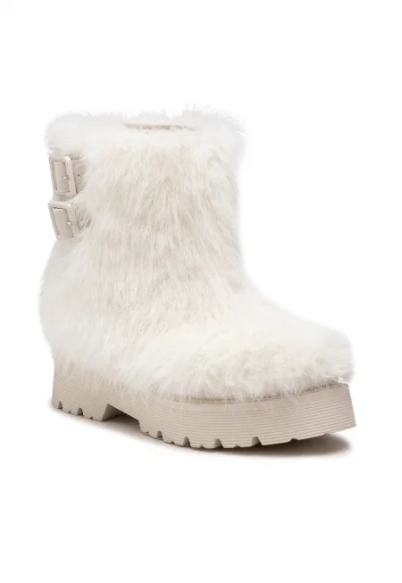 Дамски боти -  5904862419350 - Текстил - Бежови