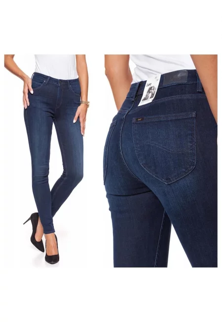 Дамски дънки -  Scarlett High - 2984-26 - Памучни - Дълги - Petite - Дънкови - W24-L31 US - Сини