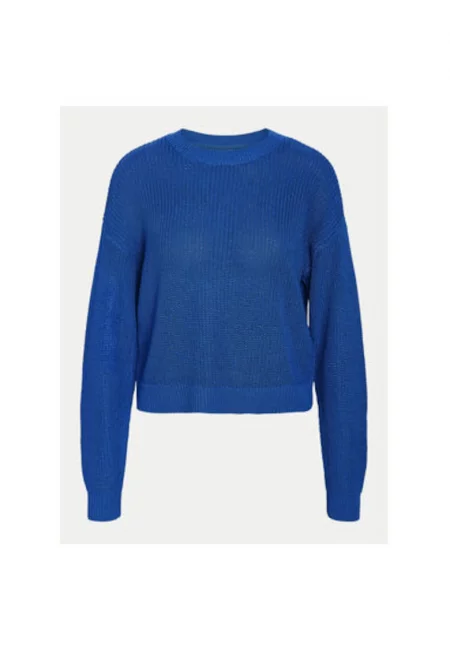 Дамски пуловер -  304517150 - Памук/Акрил - Син