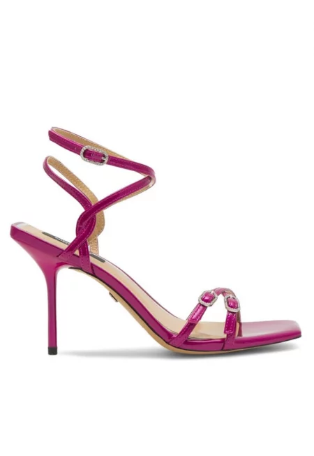 Дамски сандали -  590558847344240 - Синтетика - Розови