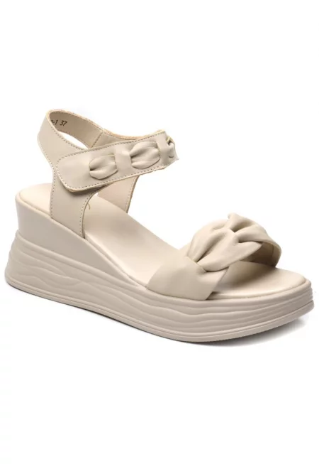 Дамски сандали 8702 - Бежов