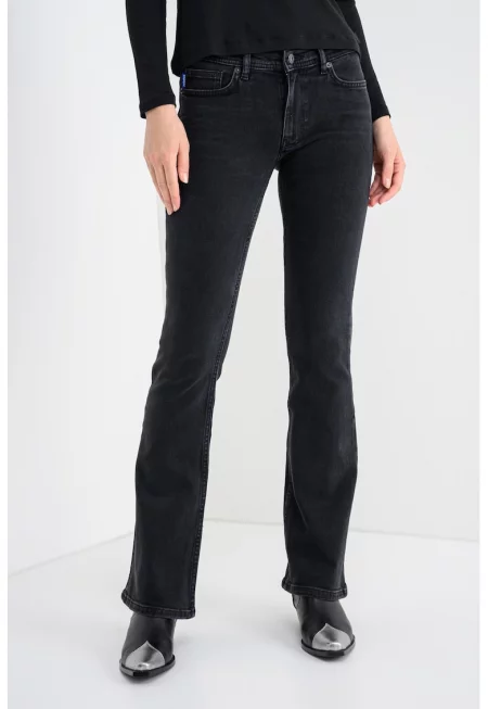 Дънки до глезена Getti с ниска талия - Черен