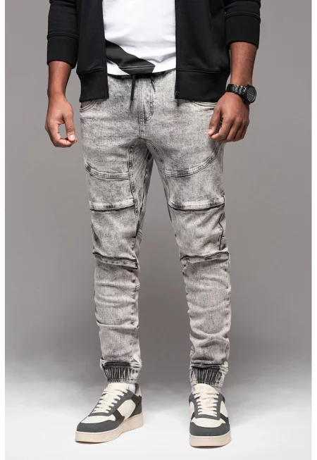 Дънки със стандартна кройка - Сив