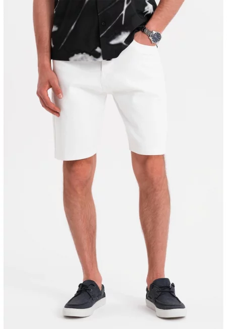 Дънков къс панталон с джобове