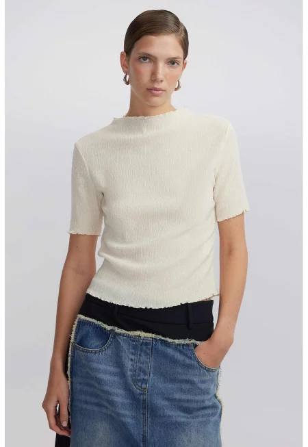 Едноцветна блуза