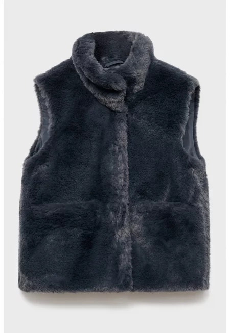 Елек от еко кожа с капси