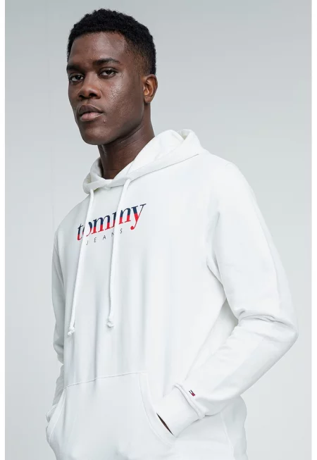 Худи с джоб кенгуру и лого