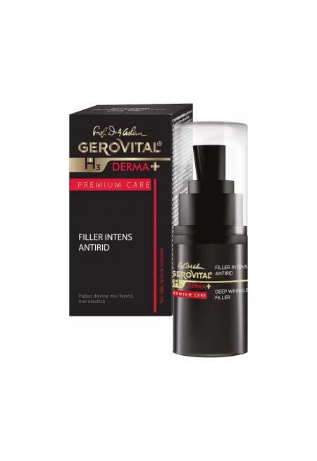 Интензивен филър против бръчки  H3 Derma+ Premium Care - 15 мл
