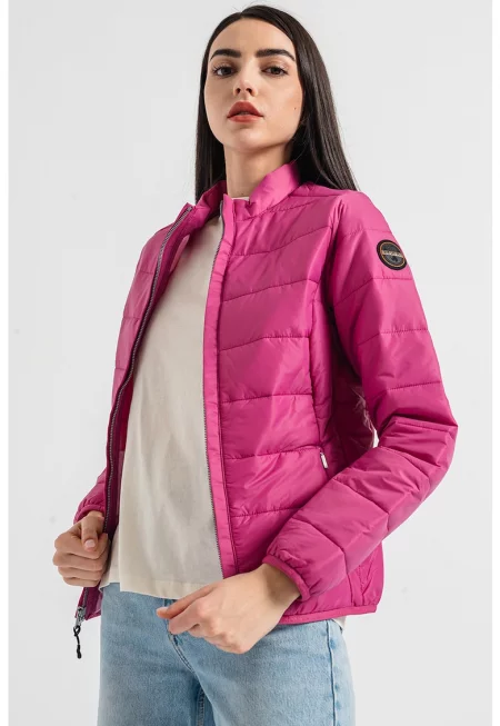 Капитонирано яке Acalmar със скосени джобове