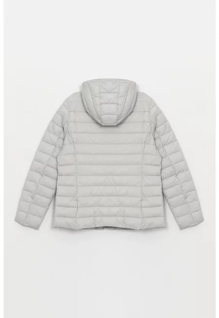 Капитонирано зимно яке с качулка