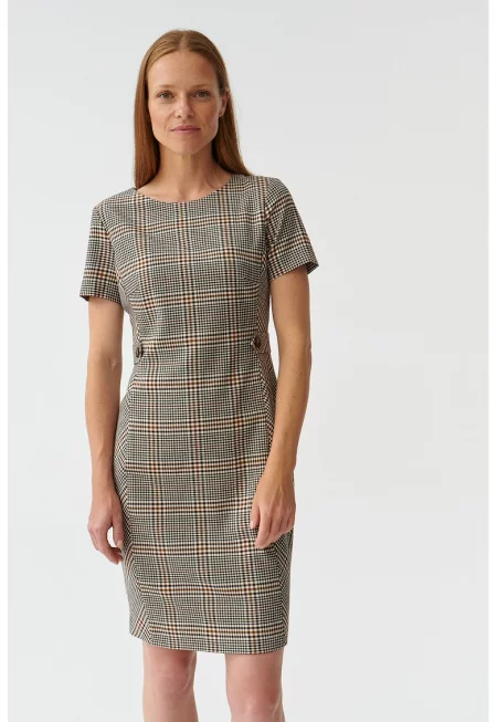 Карирана рокля по тялото