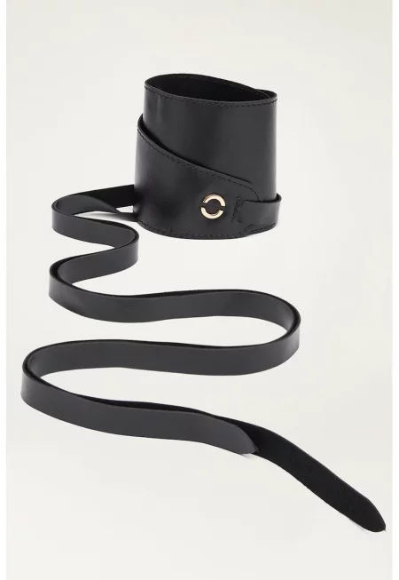 Кожен колан - Черен -