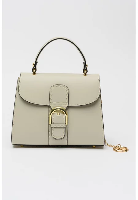 Кожена чанта с отделяща се презрамка