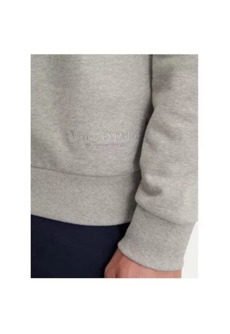 Мъжка блуза - Marc O'Polo - 304376368 - Памук - S INTL - Сив