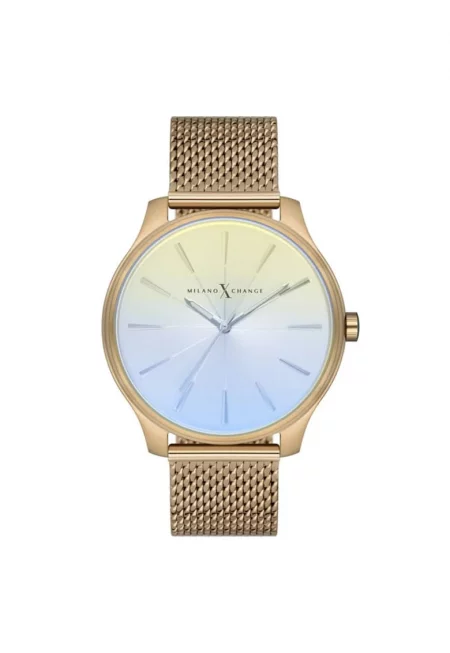 Мъжки часовник  MEX3204 златист 44мм текстил