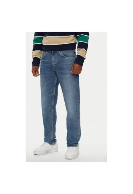 Мъжки дънки -  304281723 - Памук - лиосел - Син - Син