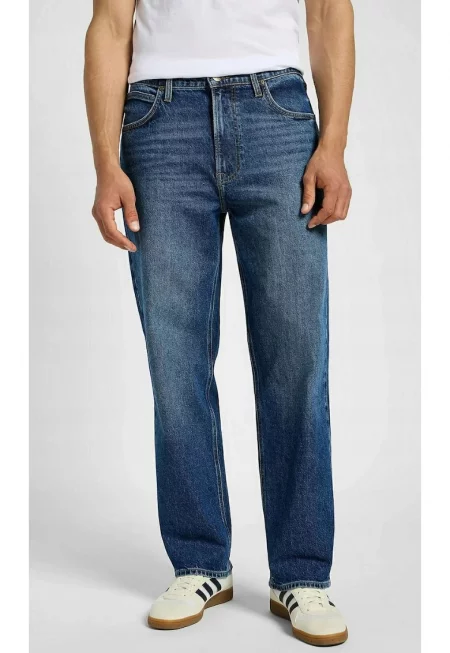 Мъжки дънки  Asher Hastings - свободна кройка - памук/лиосел/еластан - син