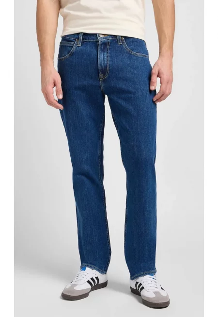 Мъжки дънки -  Brooklyn - памук/еластан - син