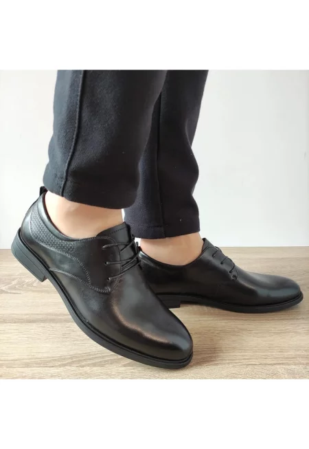Мъжки Елегантни Обувки  999655 Черни - Черни - Черен