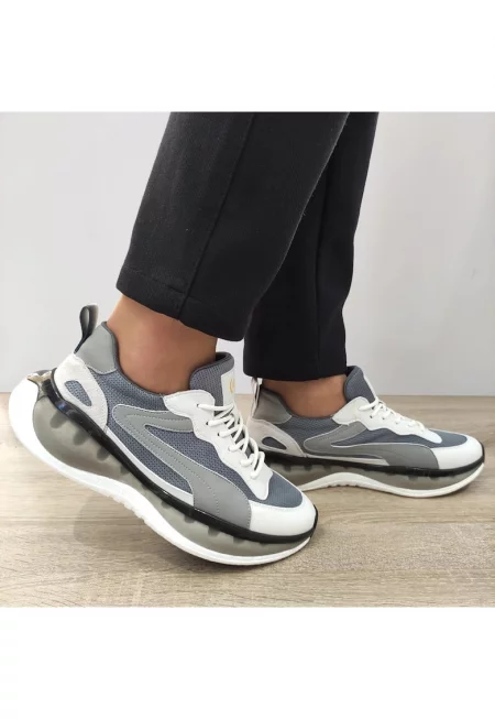 Мъжки обувки 22123-37 - Сиви - Сив