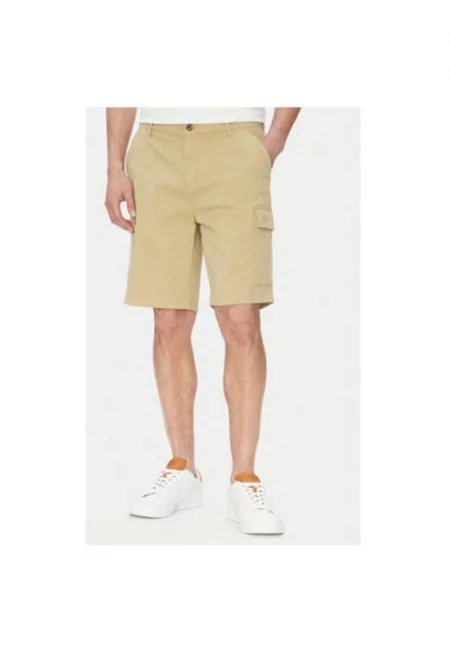 Мъжки шорти  TW536 - Памук - Бежов - Бежов