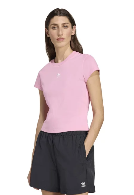 Памучна слим тениска Essentials