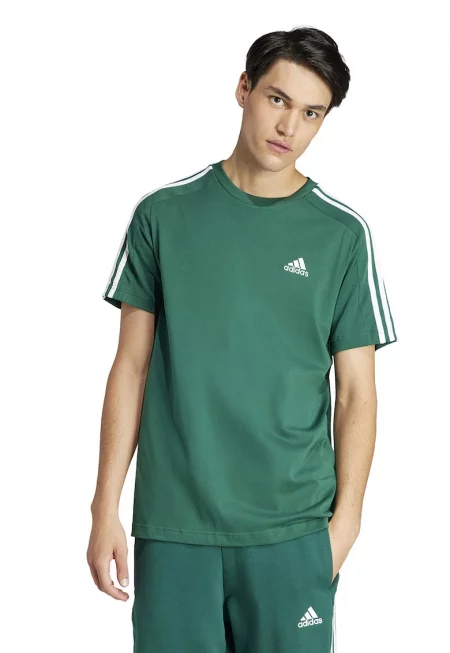 Памучна тениска Essentials с 3 ивици
