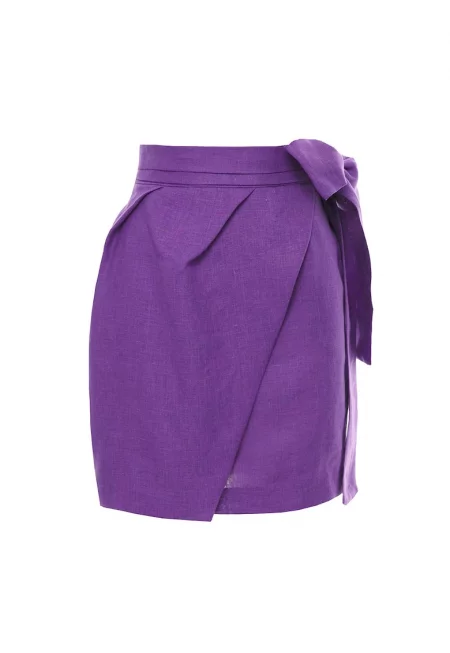 Пола тип молив AVENUE №29 - Къса ленена - Аметист