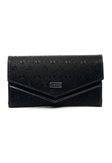 Портфейл от от еко кожа - Черен