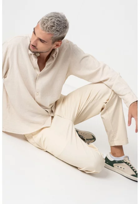 Прав чино панталон - Крем