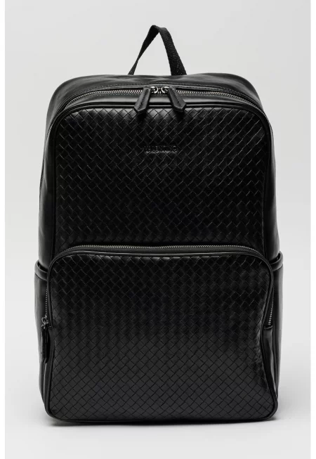 Раница от еко кожа с външен джоб