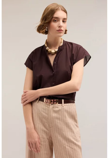 Риза с къси ръкави