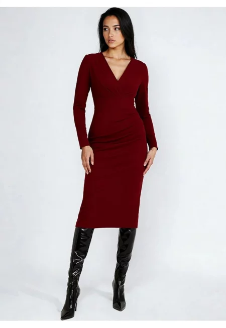 Selin Knitted Midi Dress