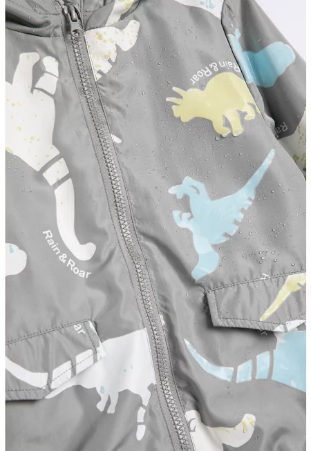 Шлифер с качулка и десен