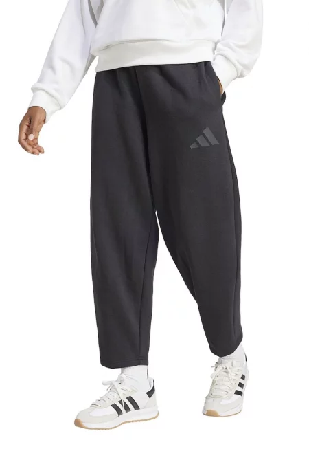 Скъсен спортен панталон със свободна кройка - Избеляло черно