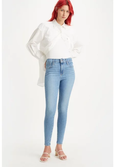 Скини дънки с висока талия