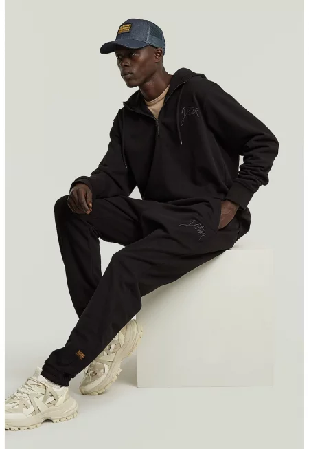 Спортен панталон с памук - Черен