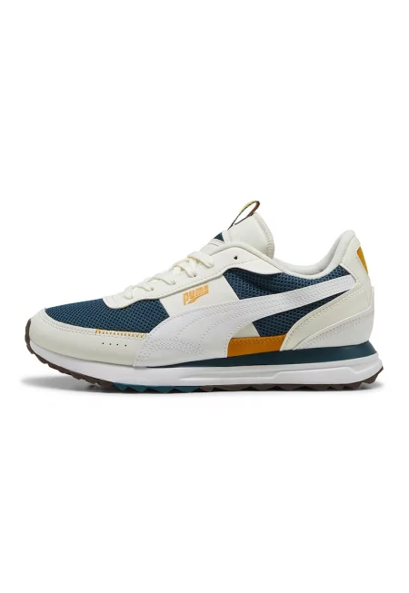 Спортни обувки Road Rider с велур - Зелен/Мръснобял