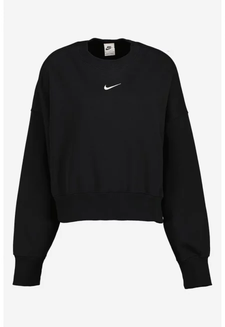 Свободен суитшърт Phoenix с паднали ръкави - Черен