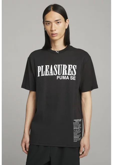 Свободна тениска Pleasures Typo