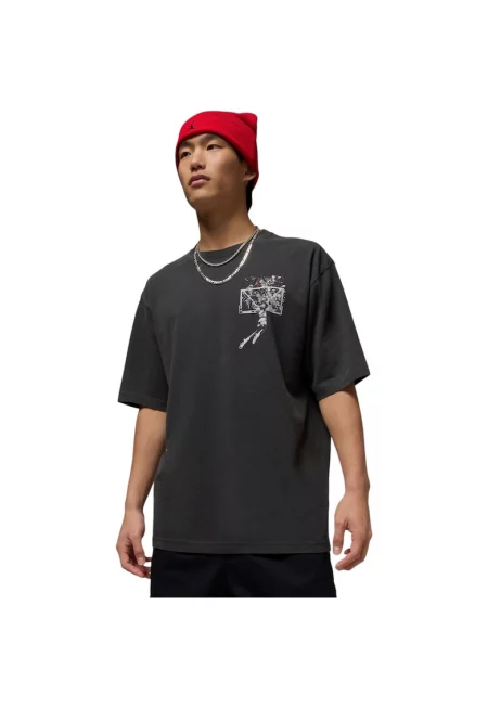 Тениска  Brooklyn Shattered Backboard Oversize 50436 - Черен