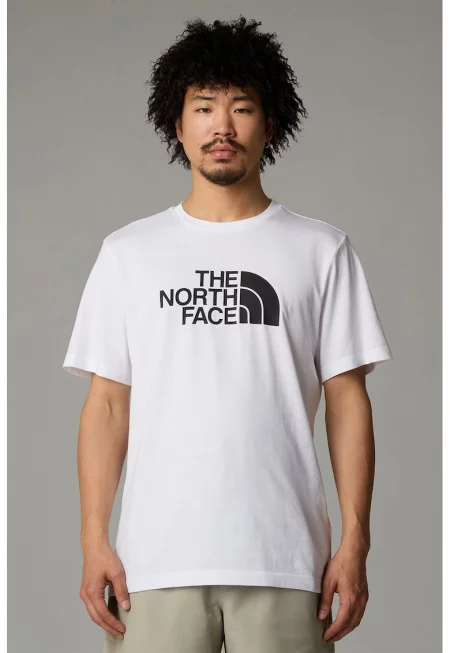 Тениска с лого и овално деколте