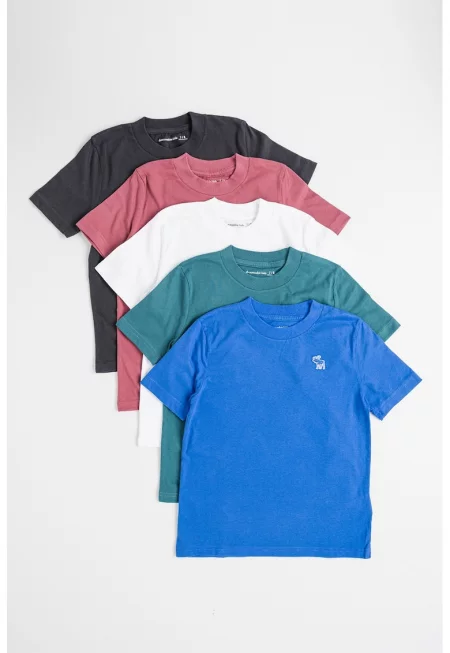 Тениска с овално деколте - 5 броя