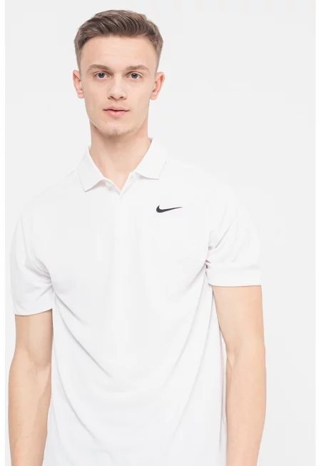 Тениска за тенис с Dri-Fit - яка и лого