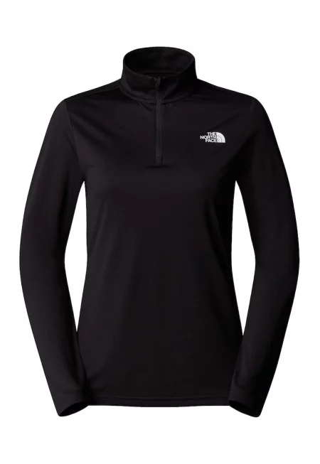 Тренировъчна блуза с къс цип и лого