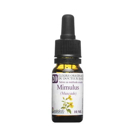 Цветна есенция Бах № 20 – Мимулус (Mimulus), капки, 10 ml